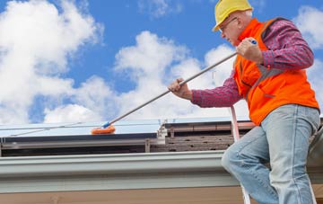 Grimshaw soft wash roof cleaning